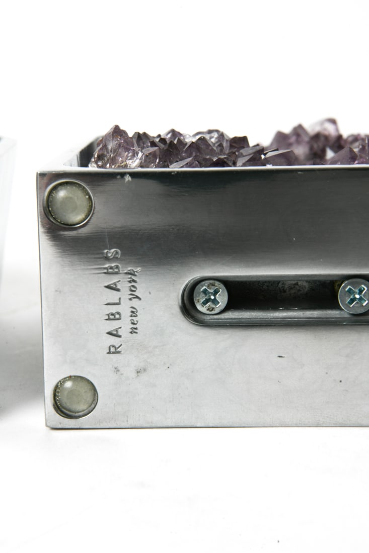 AMETHYST CLUSTER BOOKENDS BY RABLABS NYC - 13