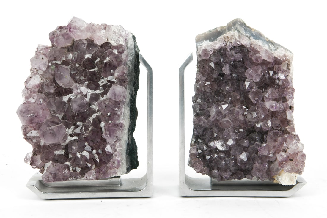 AMETHYST CLUSTER BOOKENDS BY RABLABS NYC - 3