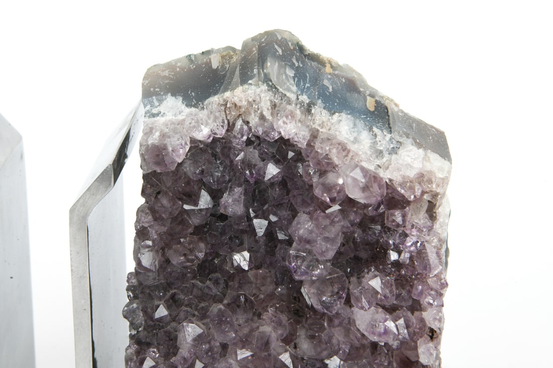AMETHYST CLUSTER BOOKENDS BY RABLABS NYC - 6