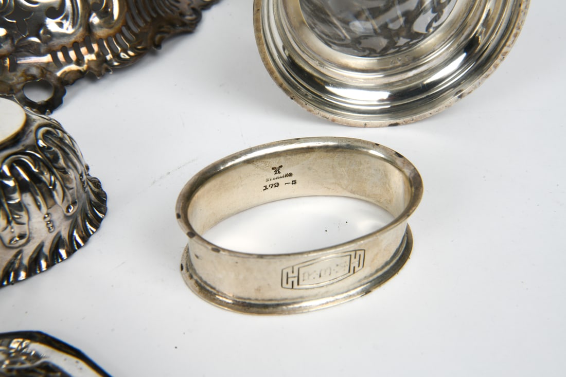 STERLING SILVER GROUPING - 18