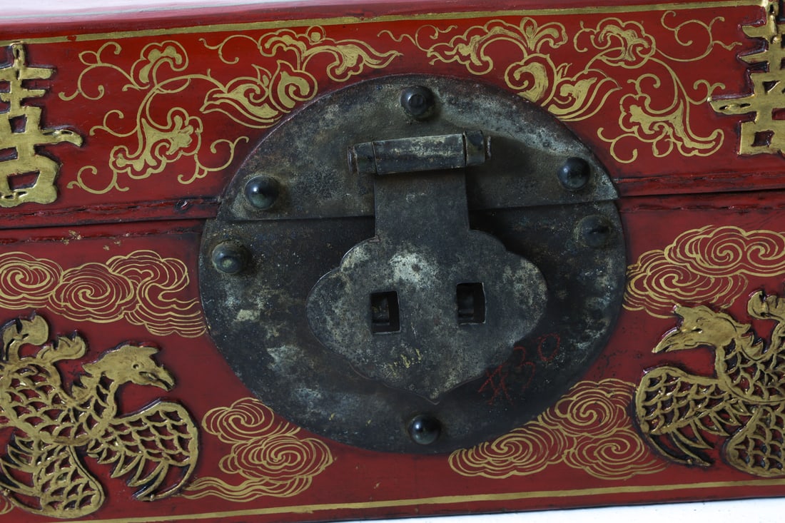 (2) ANTIQUE CHINESE LACQUER BOXES - 11