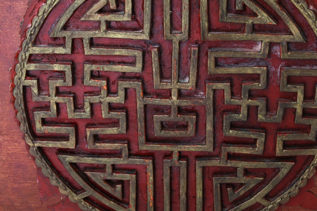 (2) ANTIQUE CHINESE LACQUER BOXES - 9