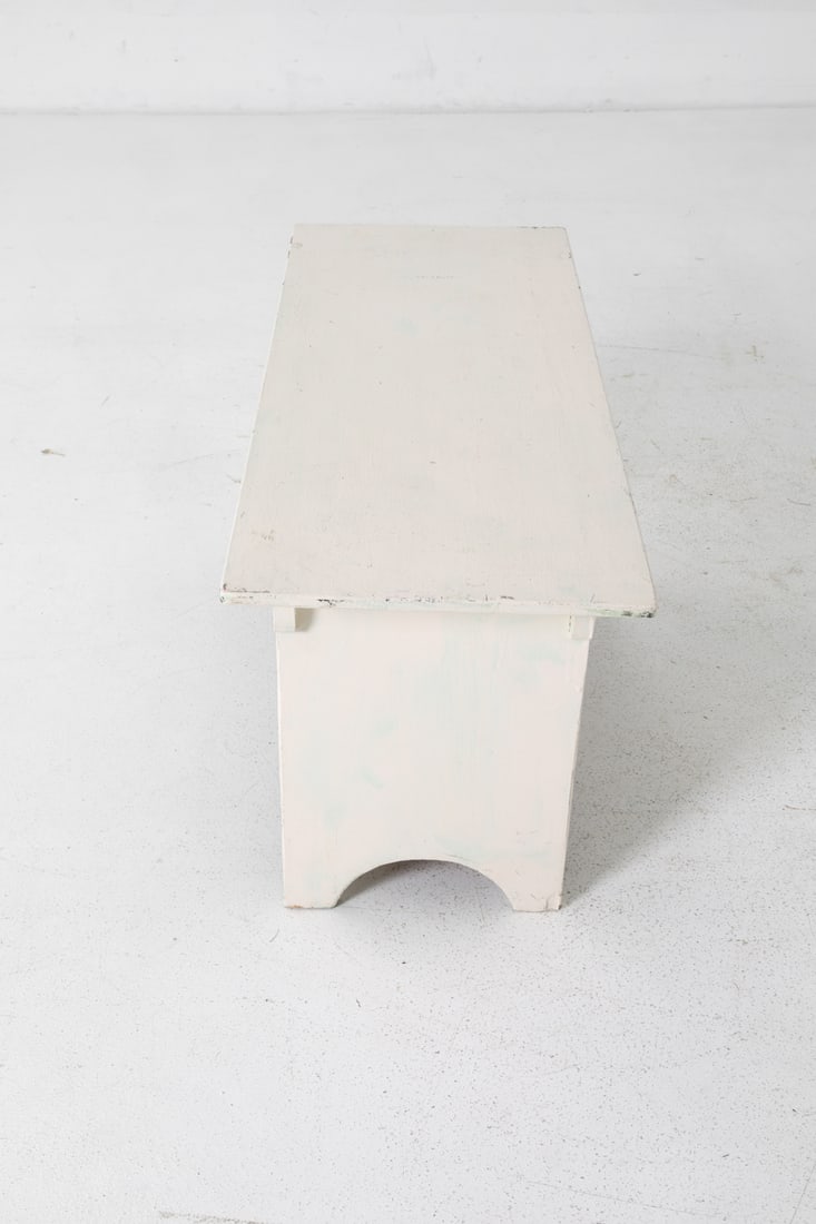 VINTAGE PAINTED BENCH - 5