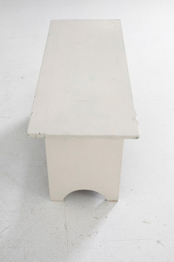 VINTAGE PAINTED BENCH - 7