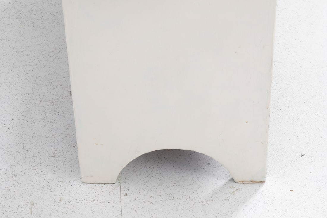 VINTAGE PAINTED BENCH - 8