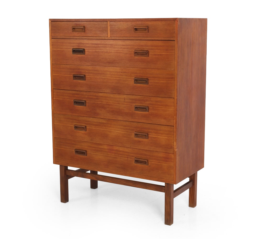 HOLGER JENSEN FOR FDB DANISH TEAK CHEST OF DRAWERS (1 of 18)