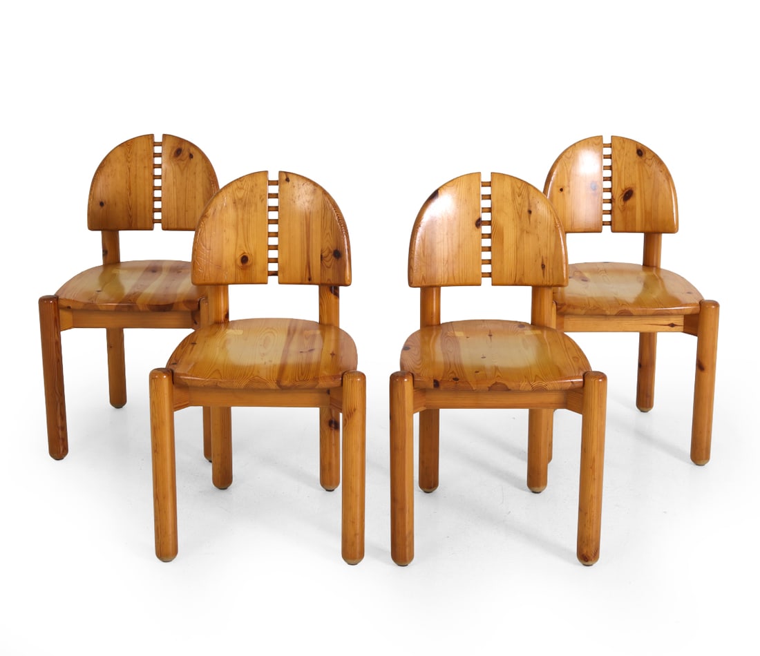 (4) ATTR. TO RAINER DAUMILLER DANISH PINE CHAIRS (1 of 15)