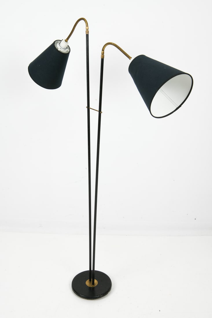 SCANDANAVIAN ADJUSTABLE DOUBLE ARM FLOOR LAMP - 7