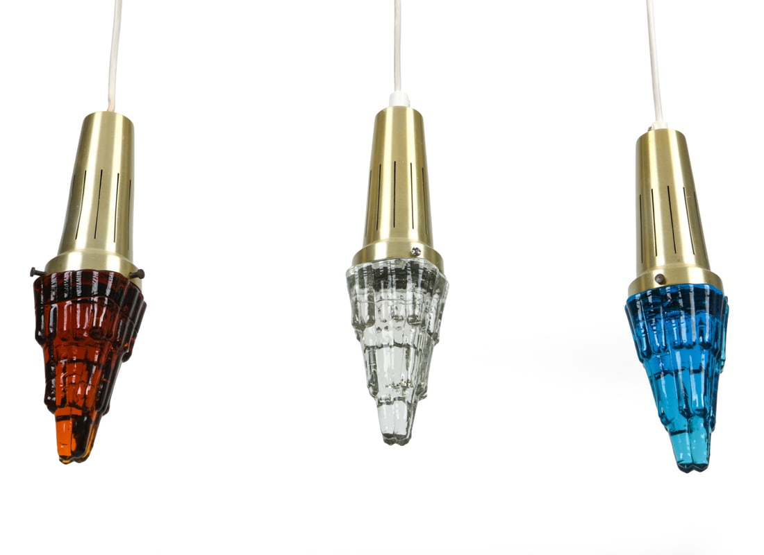 VITRIKA DANISH ICICLE GLASS PENDANT LIGHTS (1 of 13)