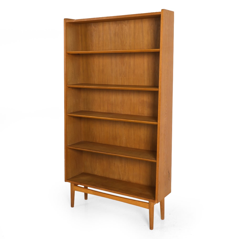 JOHANNES SORTH DANISH OAK BOOKCASE C. 1970S (1 of 15)