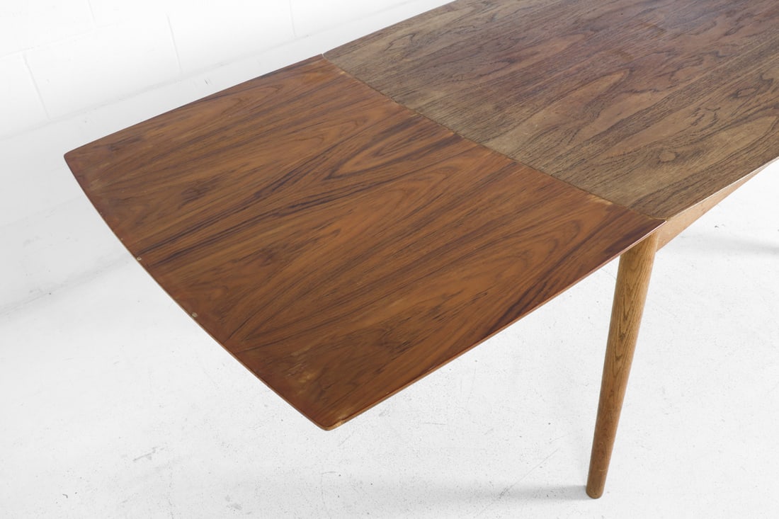 DANISH TEAK EXTENDING DINING TABLE C. 1960S - 10