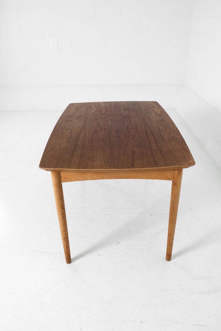 DANISH TEAK EXTENDING DINING TABLE C. 1960S - 12