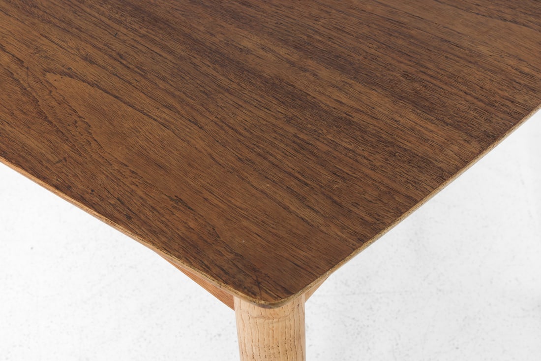 DANISH TEAK EXTENDING DINING TABLE C. 1960S - 13