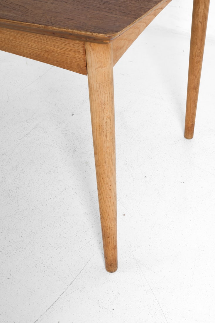 DANISH TEAK EXTENDING DINING TABLE C. 1960S - 16