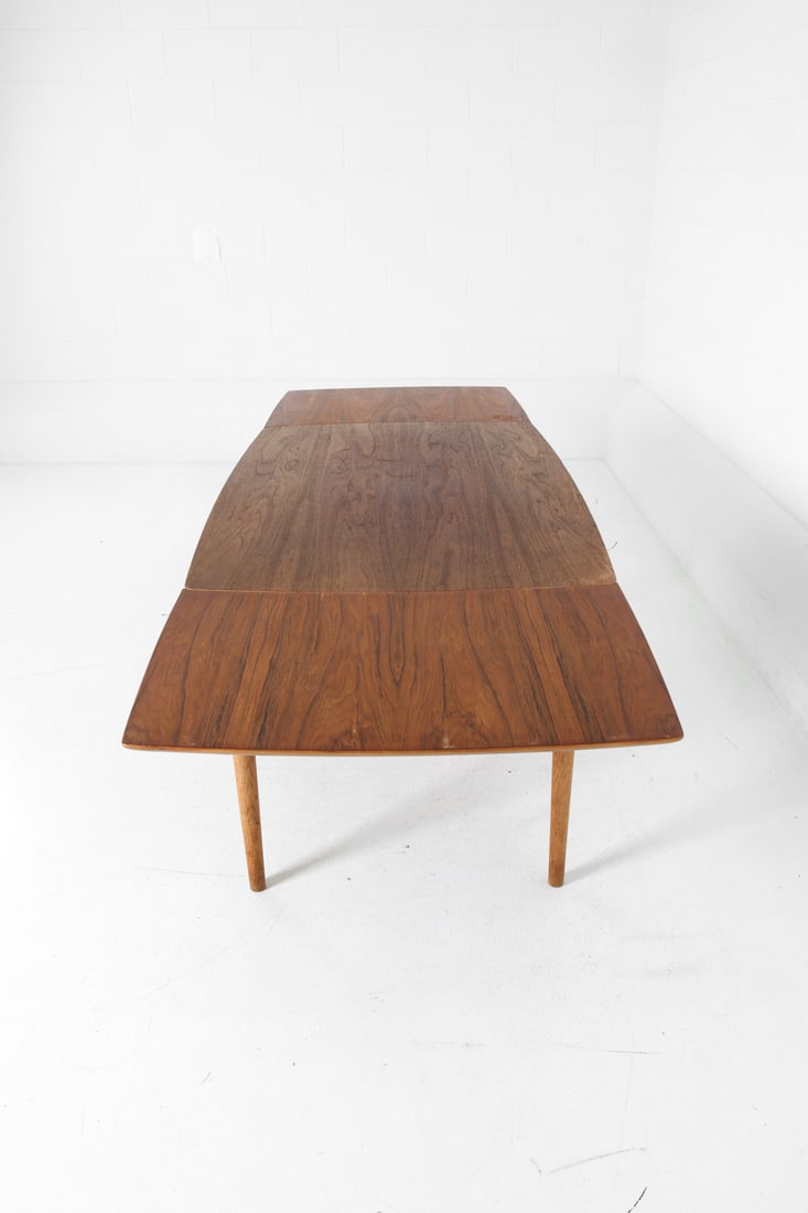 DANISH TEAK EXTENDING DINING TABLE C. 1960S - 6