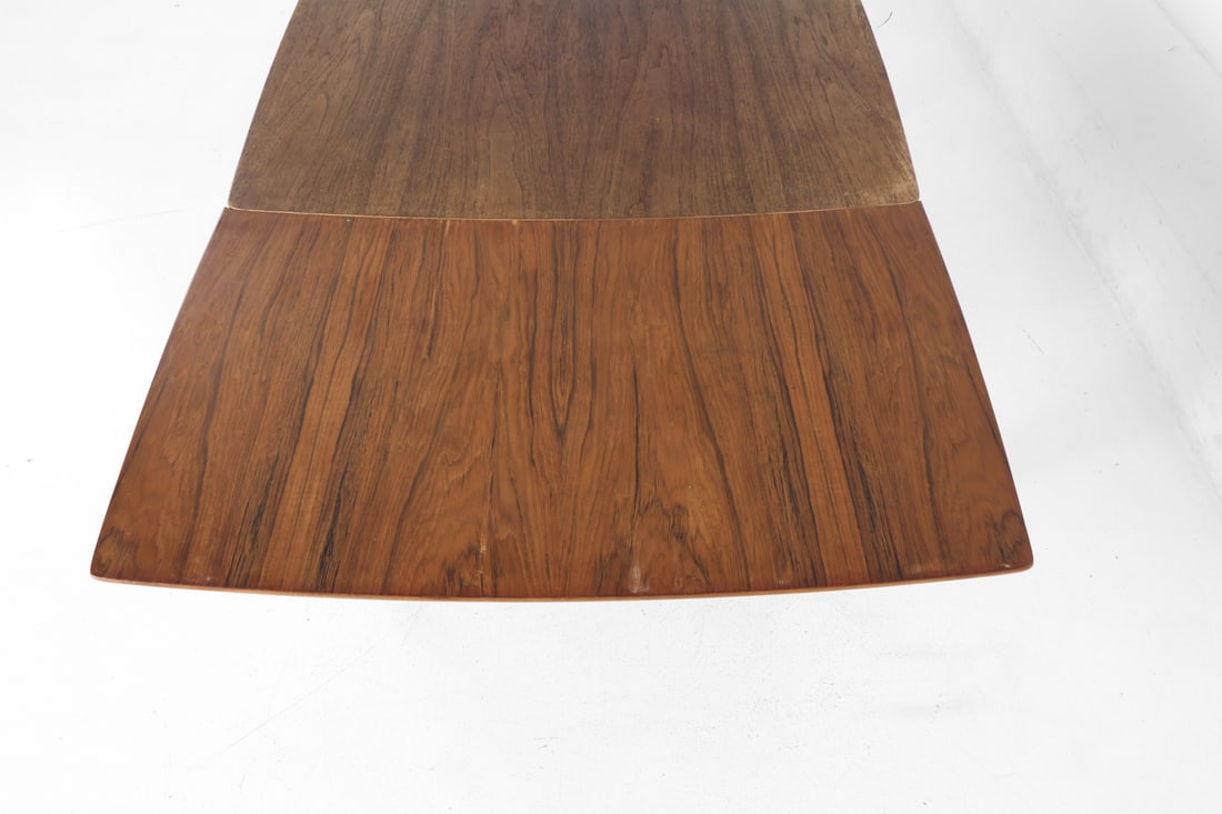 DANISH TEAK EXTENDING DINING TABLE C. 1960S - 8