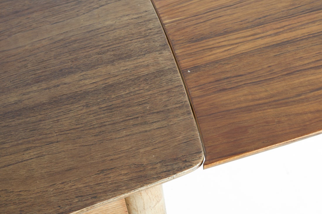DANISH TEAK EXTENDING DINING TABLE C. 1960S - 9