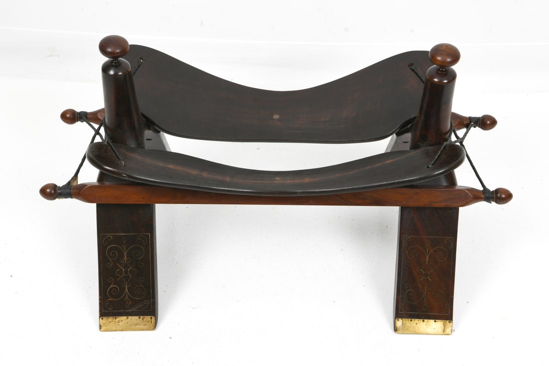 MIDDLE EASTERN CAMEL SADDLE FOOTSTOOL - 10
