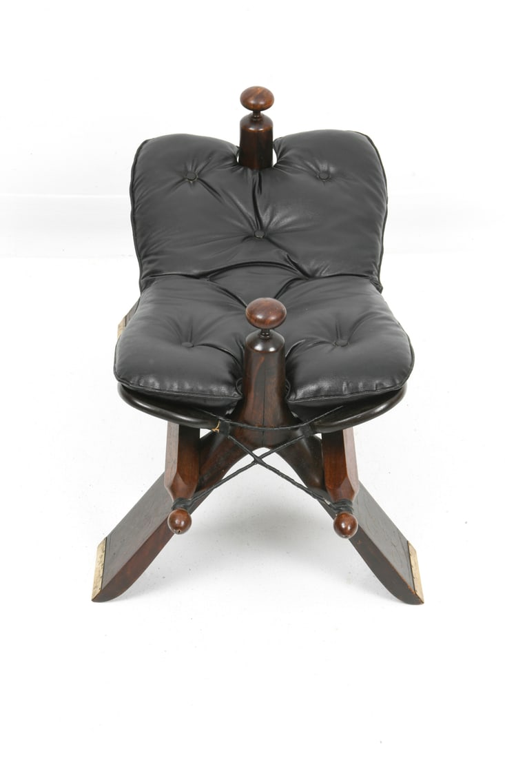MIDDLE EASTERN CAMEL SADDLE FOOTSTOOL - 11