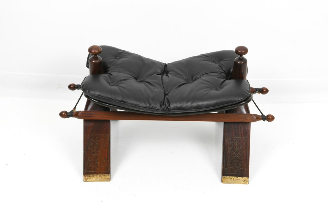 MIDDLE EASTERN CAMEL SADDLE FOOTSTOOL - 12