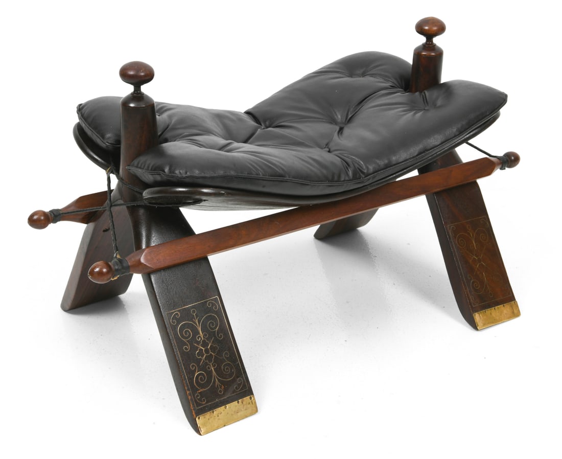 MIDDLE EASTERN CAMEL SADDLE FOOTSTOOL (1 of 14)