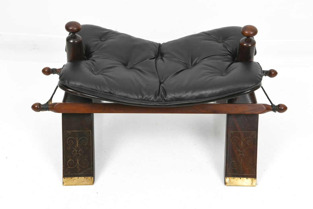 MIDDLE EASTERN CAMEL SADDLE FOOTSTOOL - 6