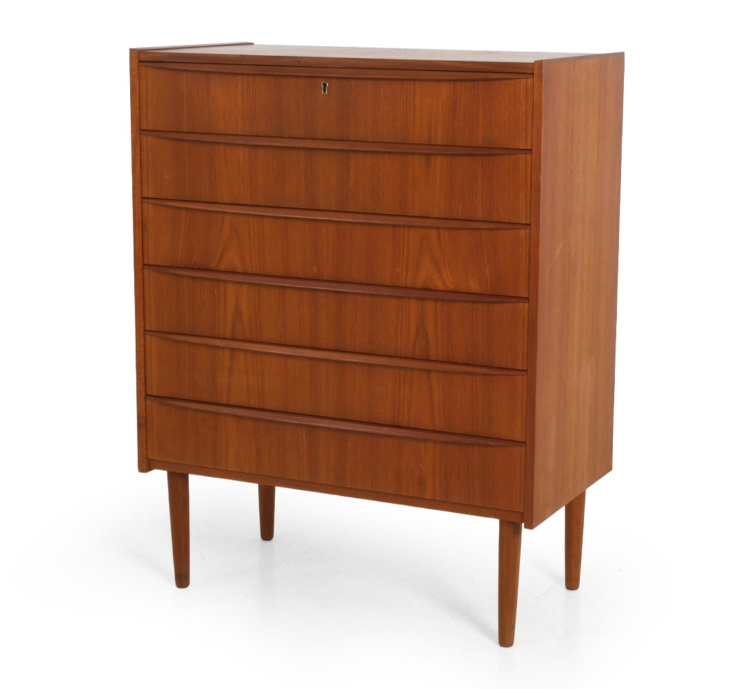 STYLE OF MADSEN DANISH TEAK CHEST OF DRAWERS 1960S (1 of 20)