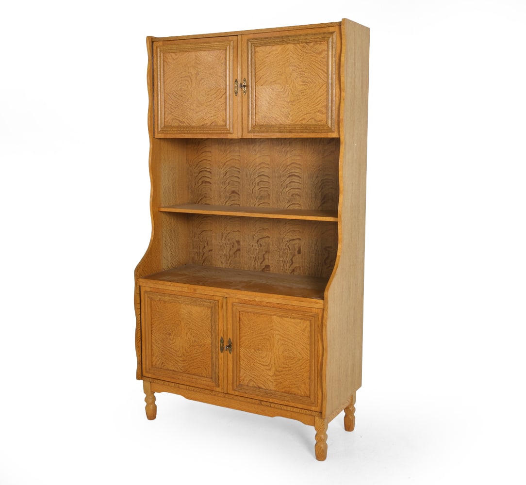 SKOVGARD JENSEN DANISH OAK BOOKCASE C. 1970S (1 of 20)