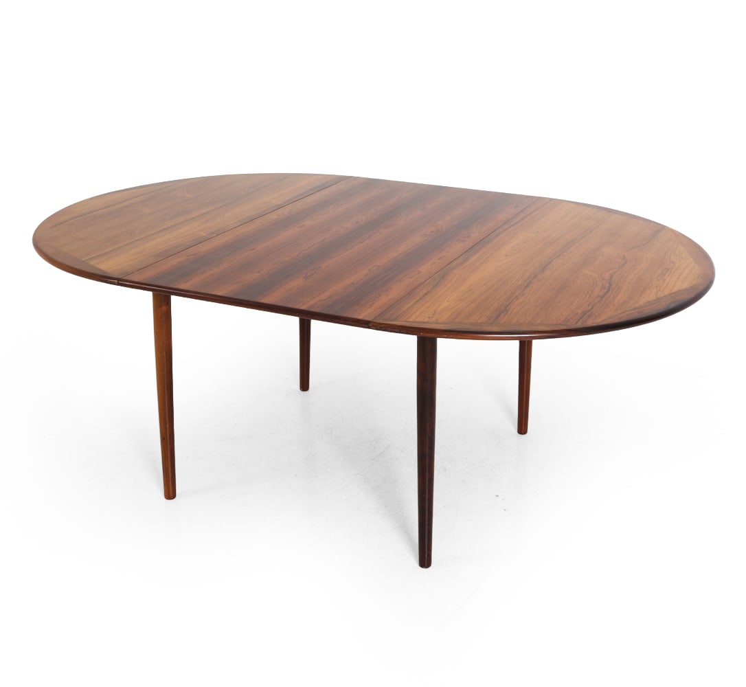 STYLE OF LARSEN DANISH ROSEWOOD DINING TABLE 1960S (1 of 19)