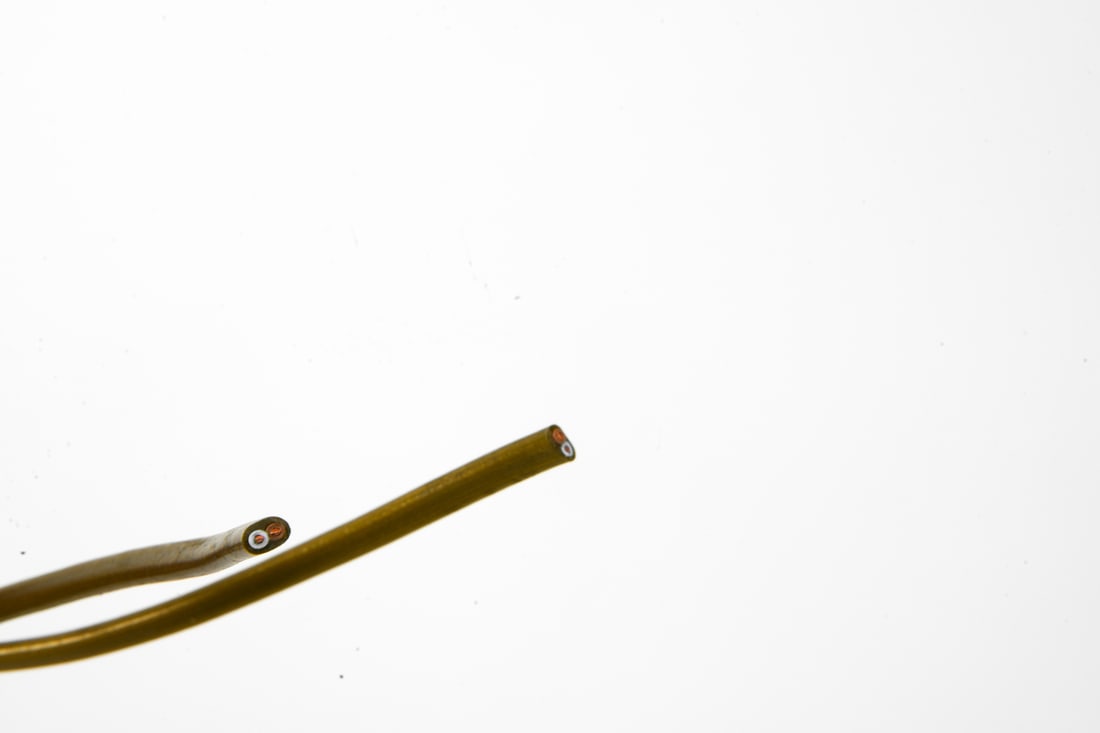 DANISH BRASS ADJUSTABLE FLOOR LAMP - 5