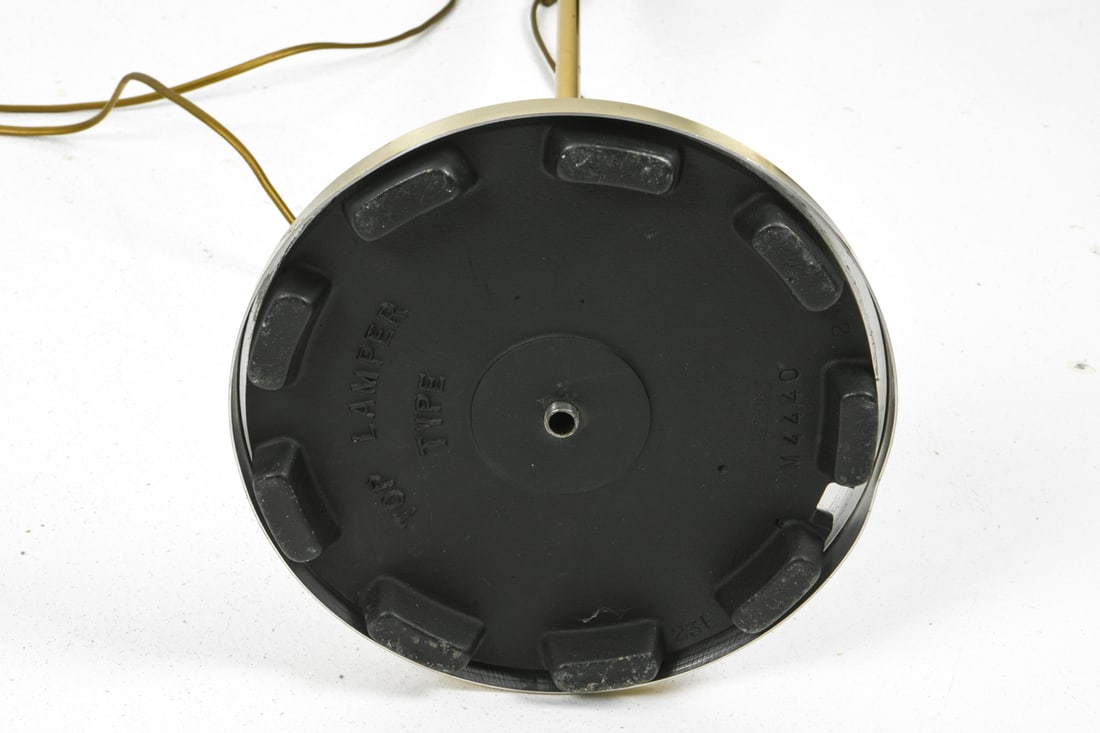 DANISH BRASS ADJUSTABLE FLOOR LAMP - 8
