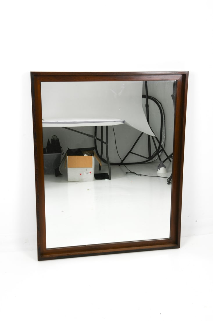 DANISH ROSEWOOD WALL MIRROR - 2