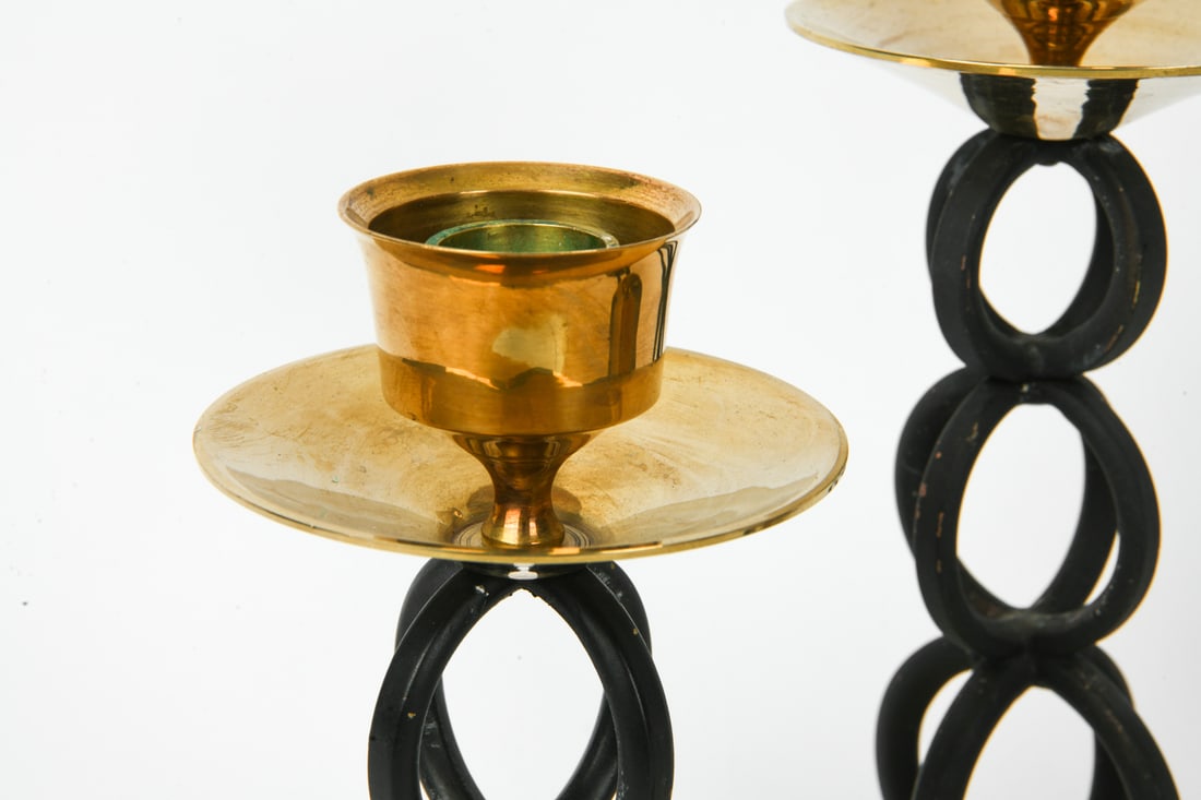 MAGASIN BRASS CANDLESTICK GROUPING - 3