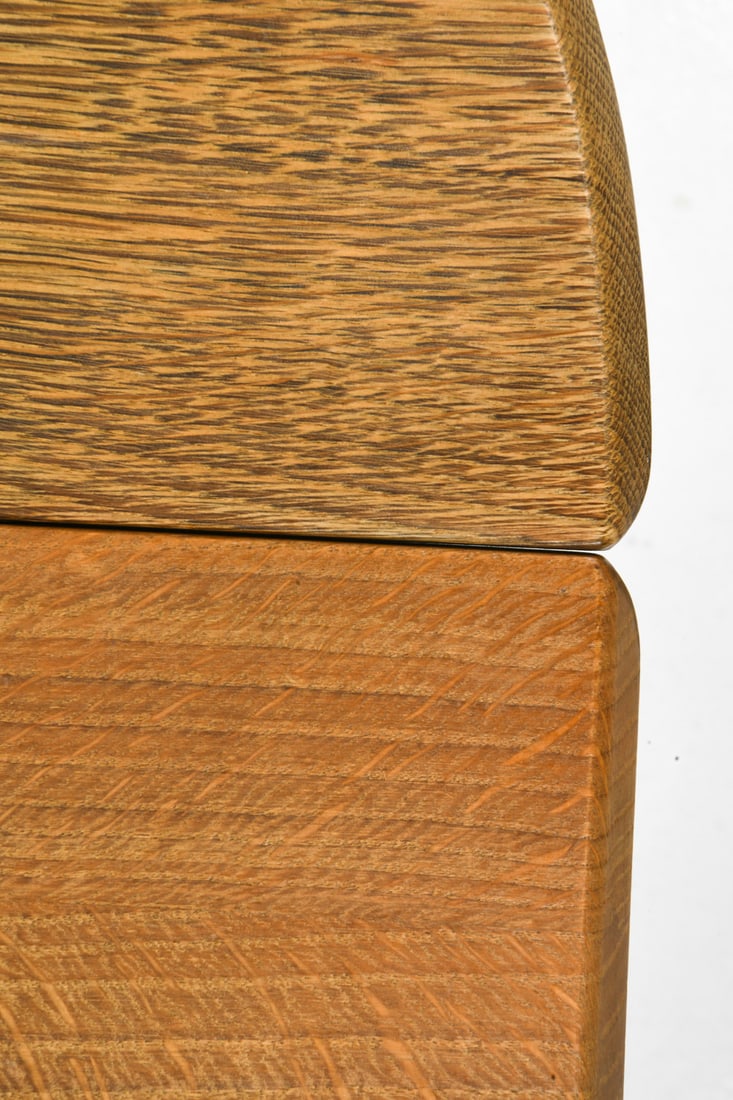 KJAERNULF STYLE DANISH OAK DROP LEAF SIDE TABLE - 16