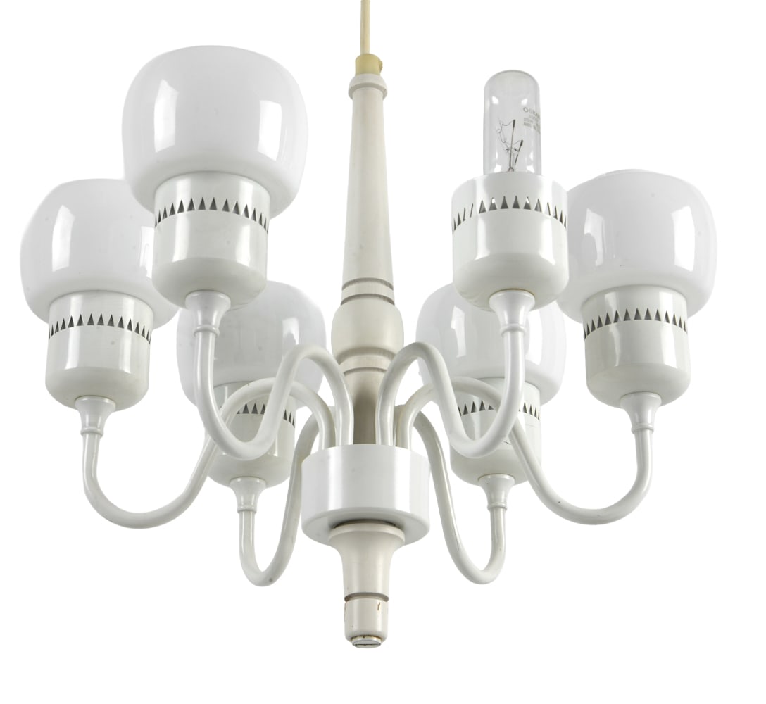 HANS-AGNE JAKOBSSON MODEL T-526 CHANDELIER 1960S (1 of 12)