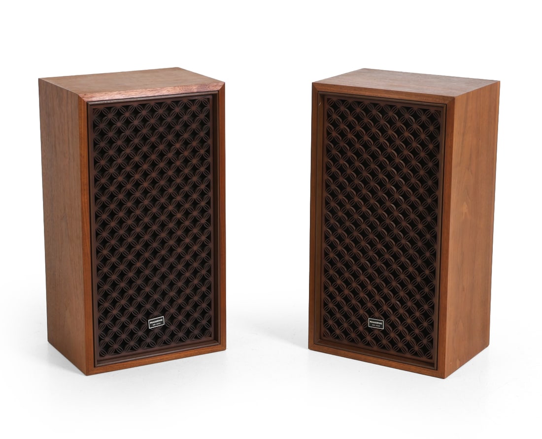 PAIR OF PANASONIC TEAK SPEAKERS C. 1970S (1 of 15)