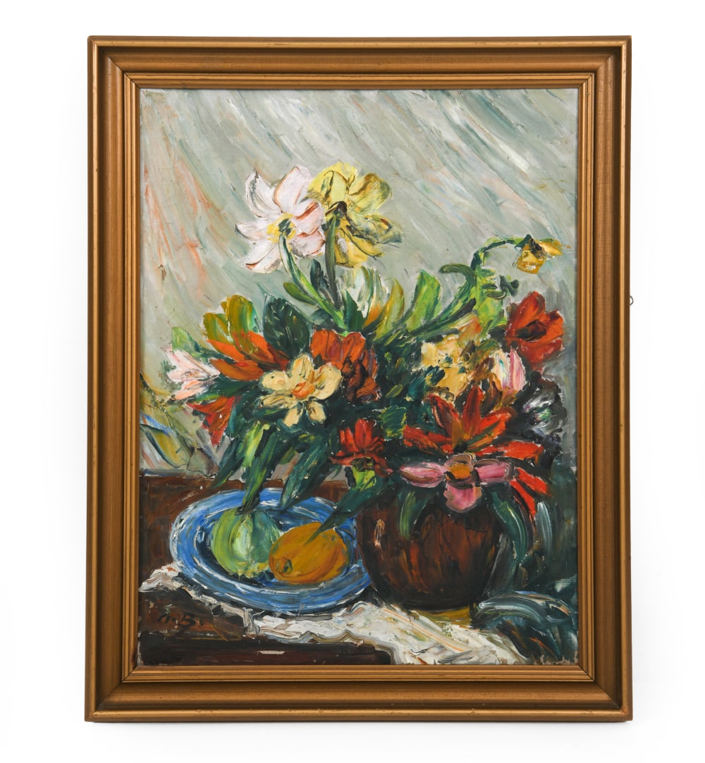 BENGT ALVWO (SWEDEN, 1916-1998) STILL LIFE O/C (1 of 5)