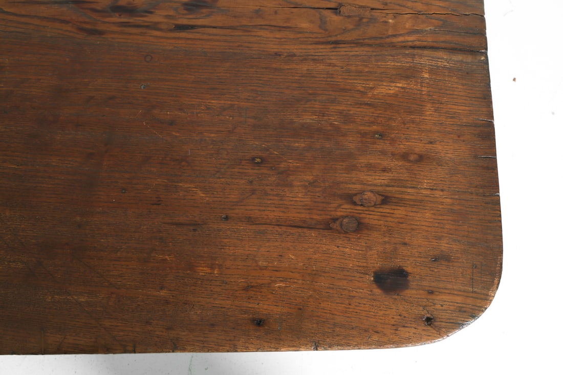 ANTIQUE OAK CONSOLE TABLE - 13