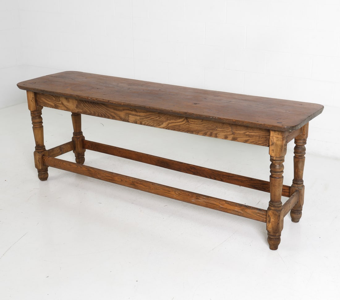ANTIQUE OAK CONSOLE TABLE - 2
