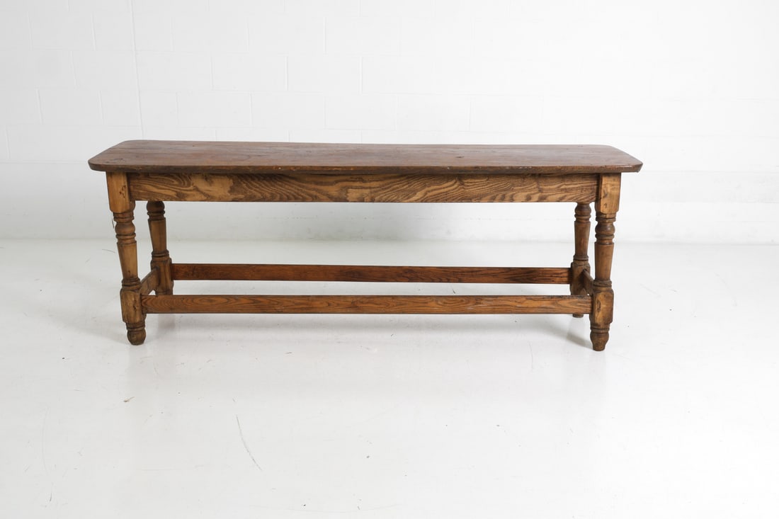ANTIQUE OAK CONSOLE TABLE - 3
