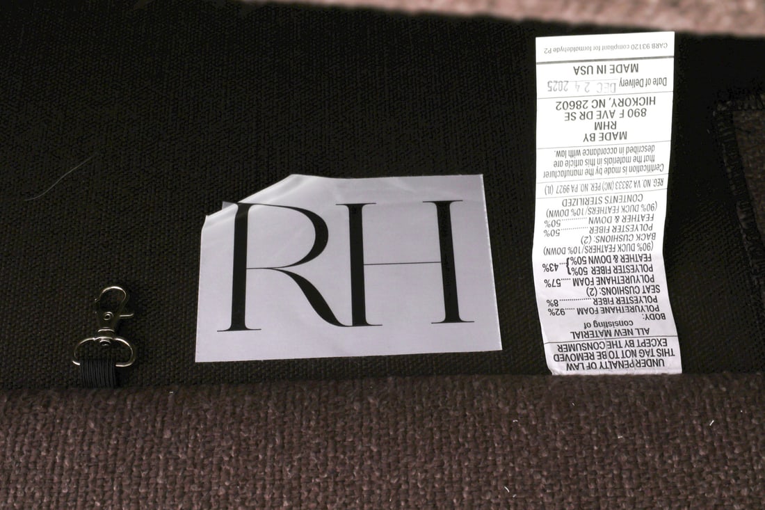 RESTORATION HARDWARE MAXWELL SOFA - 19