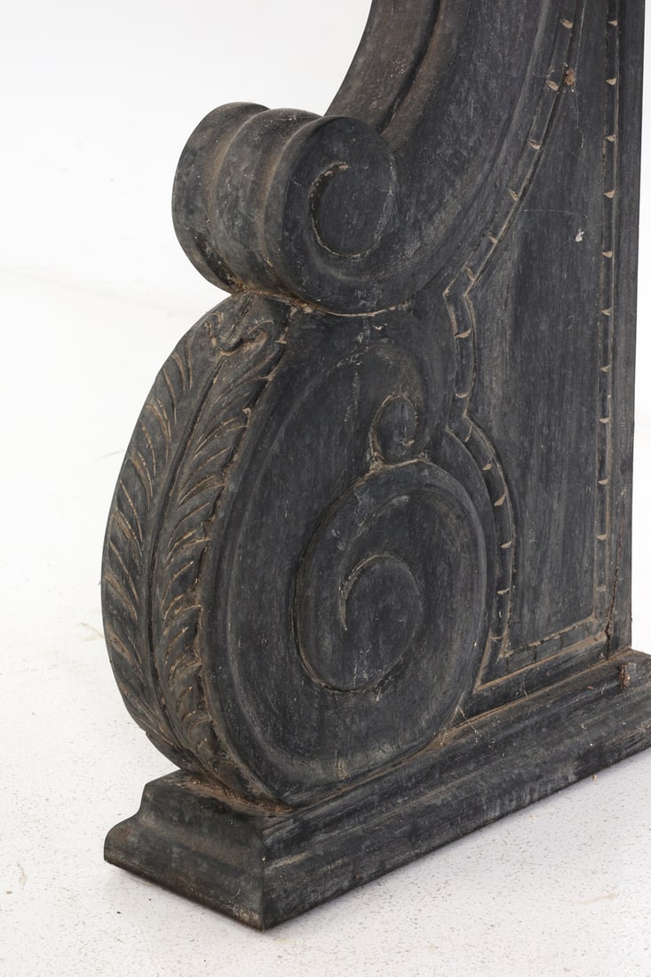 RUSTIC STYLE ARCHITECTURAL CORBEL CONSOLE TABLE - 13