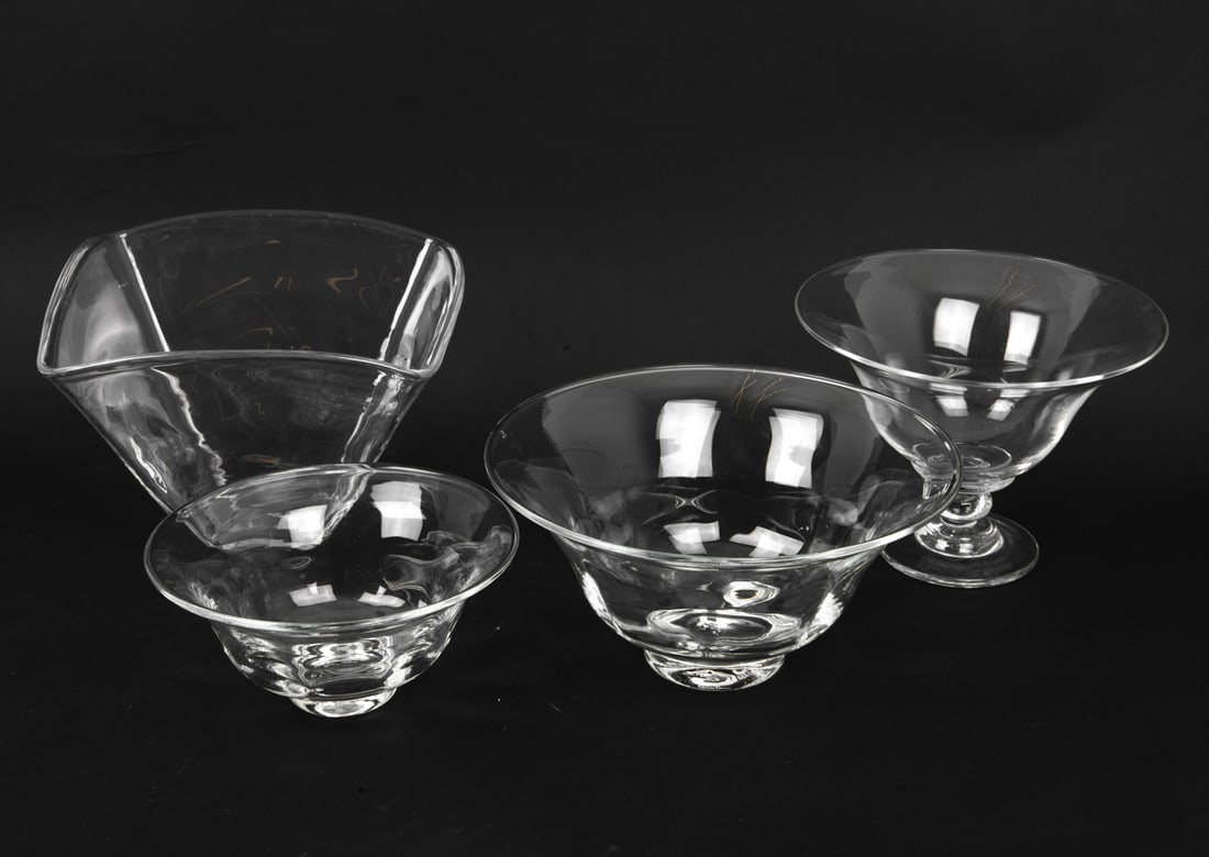 SIMON PIERCE GLASS BOWL GROUPING (1 of 16)