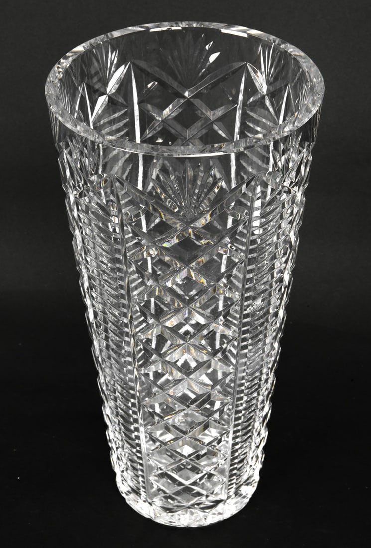 WATERFORD CLARE CRYSTAL GLASS VASE (1 of 11)