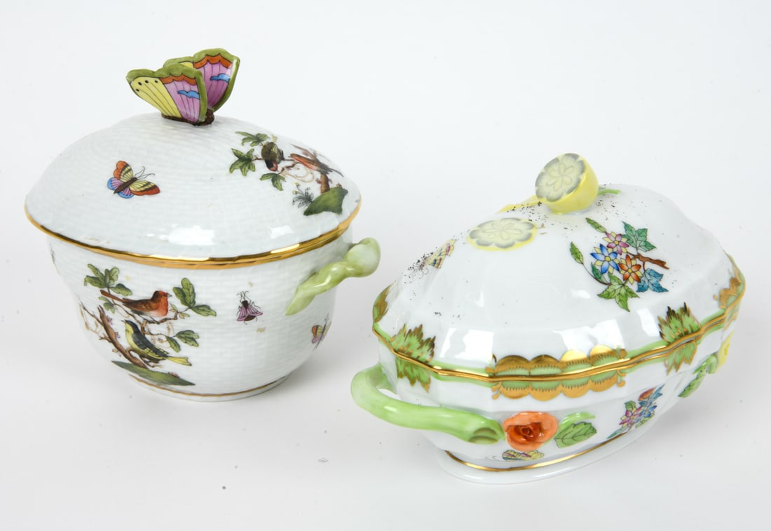 HEREND PORCELAIN GROUPING - 2