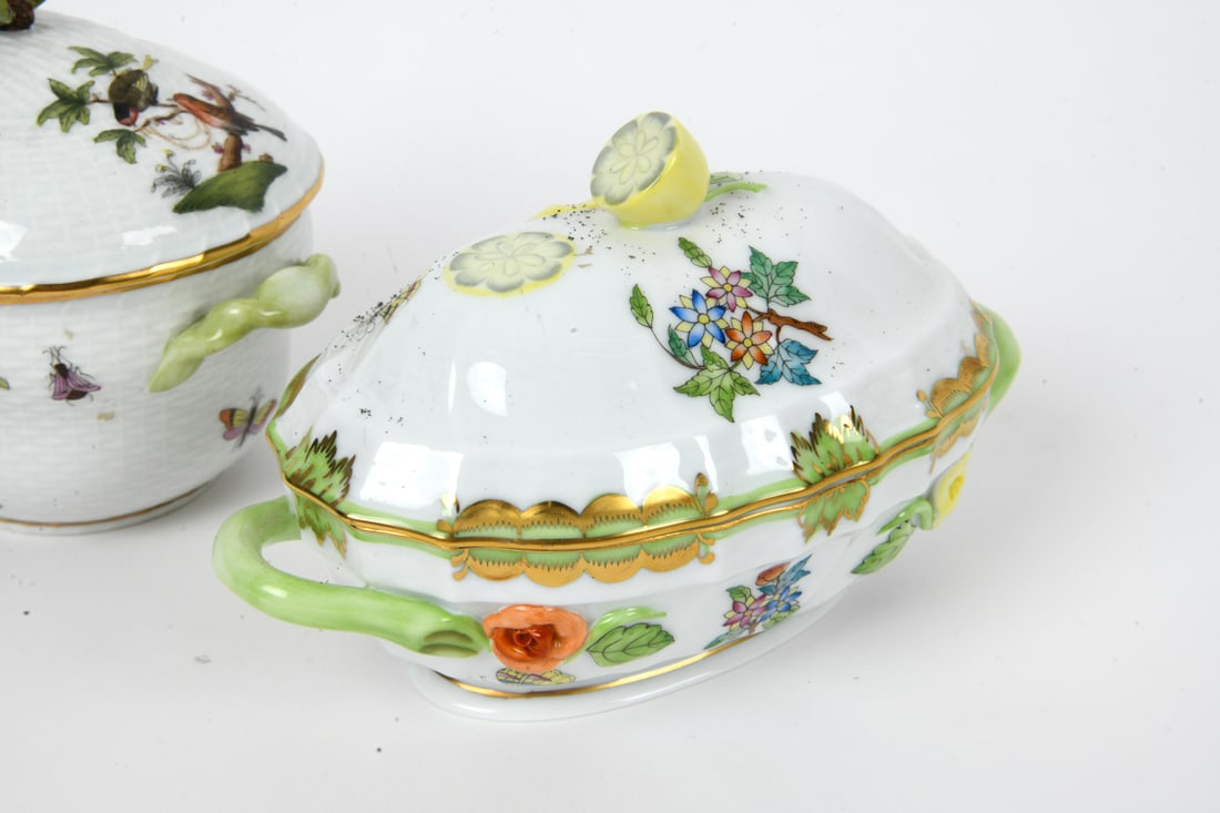 HEREND PORCELAIN GROUPING - 3