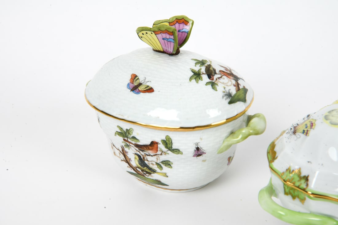 HEREND PORCELAIN GROUPING - 4