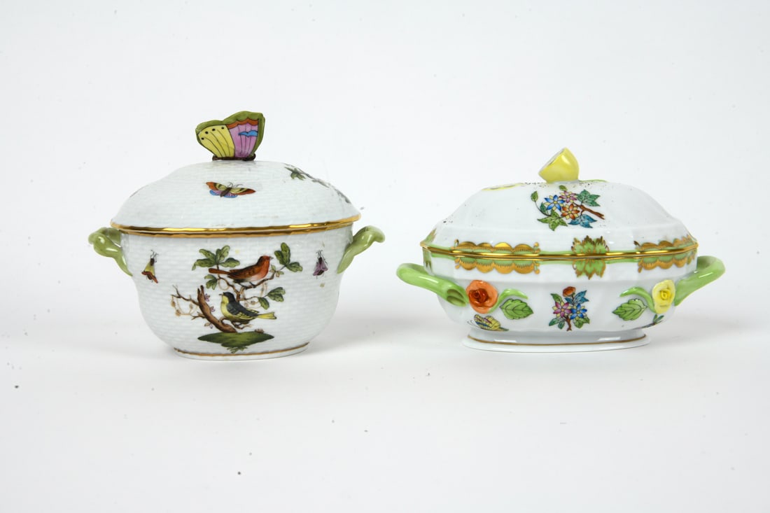 HEREND PORCELAIN GROUPING - 6