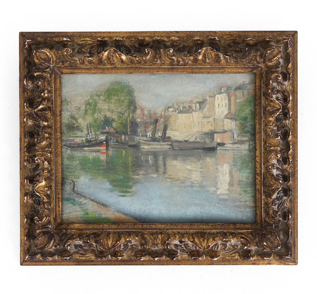 ATTR. EMILE DELOBRE (1873-1956) FRENCH BRIDGE (1 of 9)
