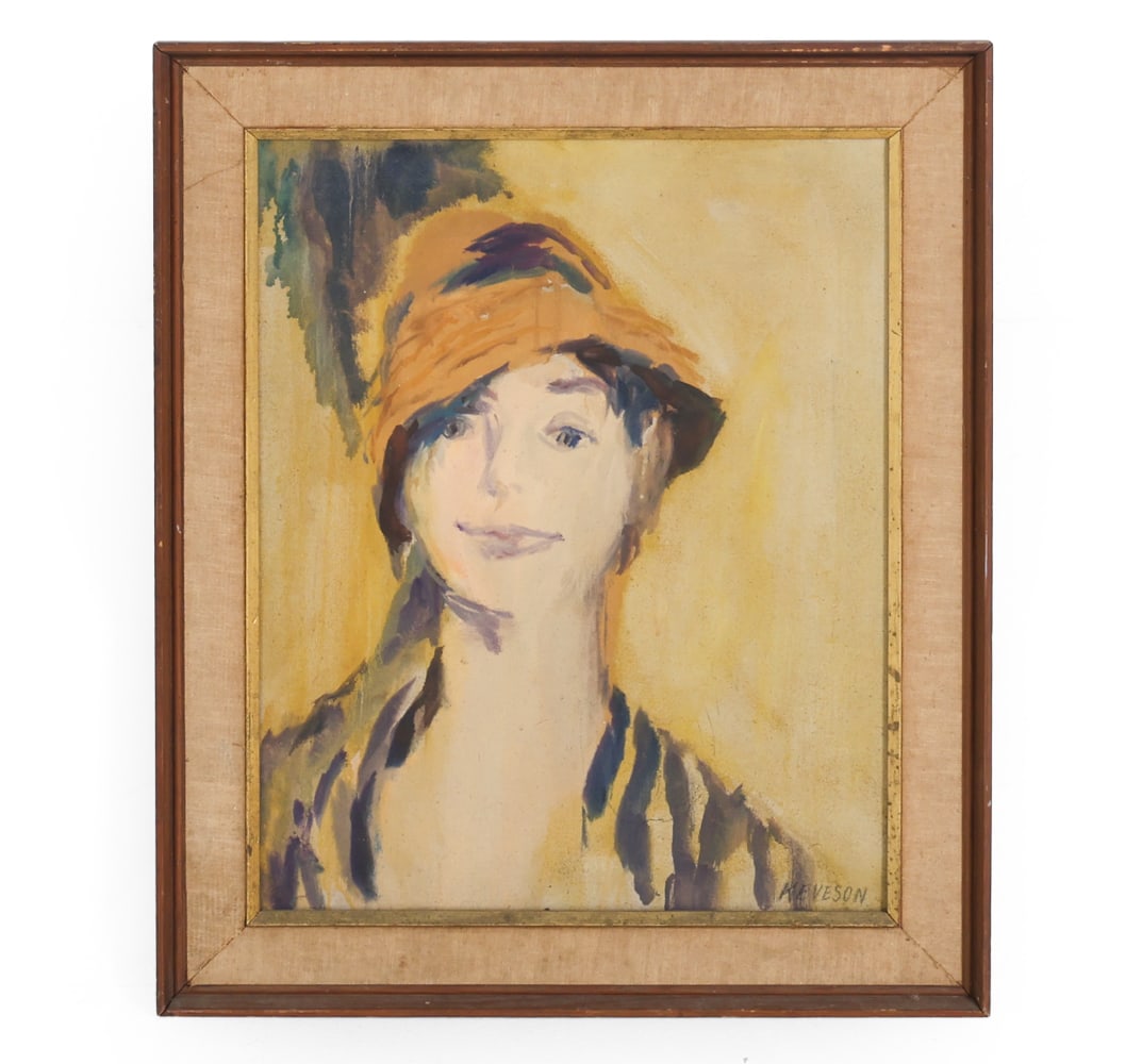 FLORENCE KEVESON "MAVERICK POET" OIL ON CANVAS (1 of 10)